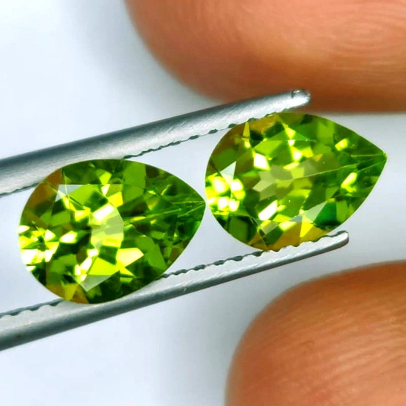 Peridot Pair - 2.44 CT