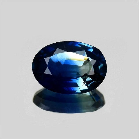 Bi Color/Parti Sapphire - 0.88 CT