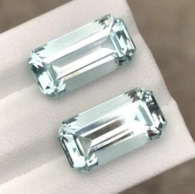 Aquamarine Pair - 16 CT