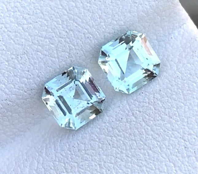 Aquamarine Pair - 1.85 CT