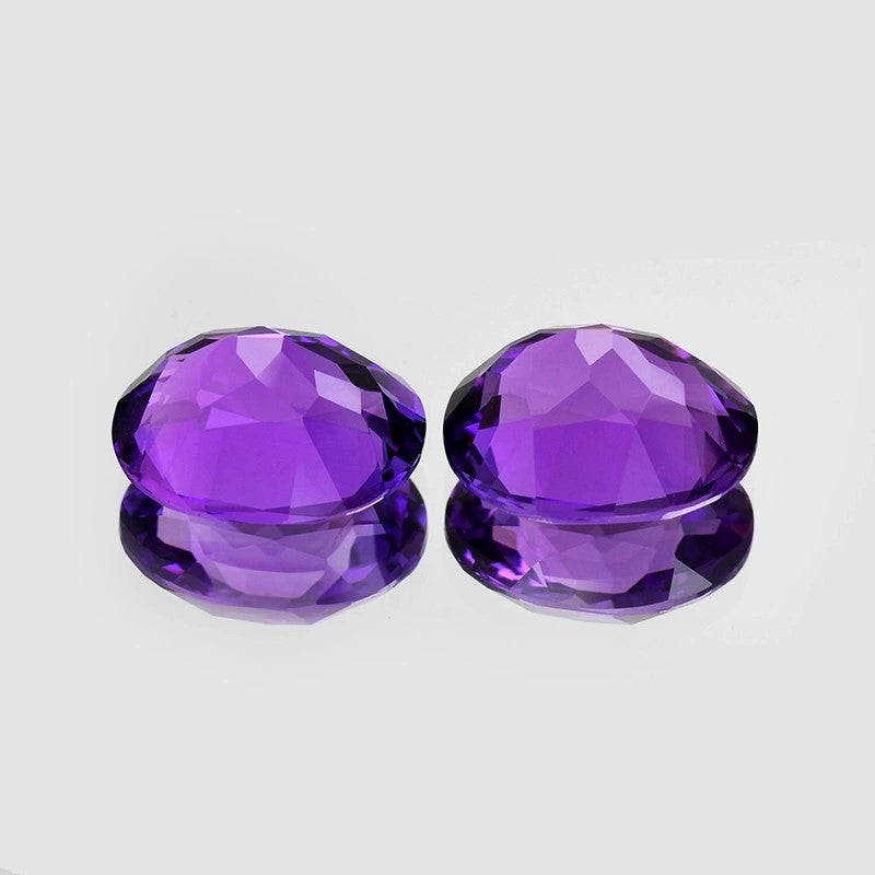 Amethyst Pair - 3.35 CT