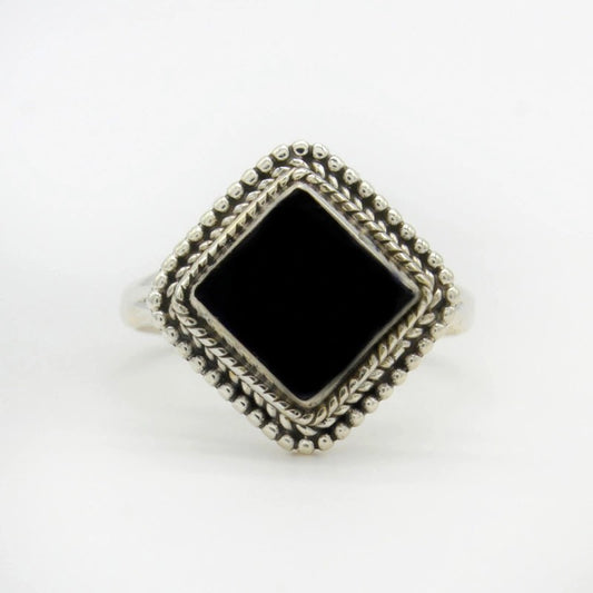 Black Onyx Ring - Jewelry