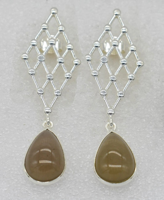 Smoky Quartz Earrings - Jewelry