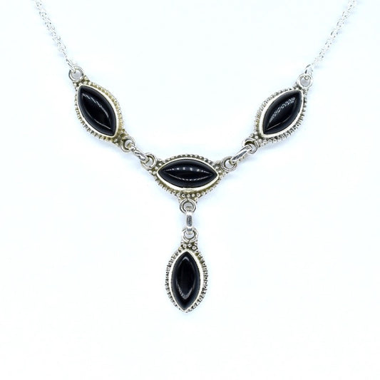 Black Onyx Necklace - Jewelry