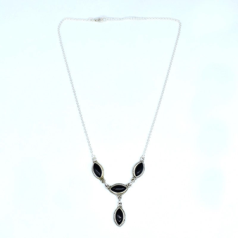 Black Onyx Necklace - Jewelry